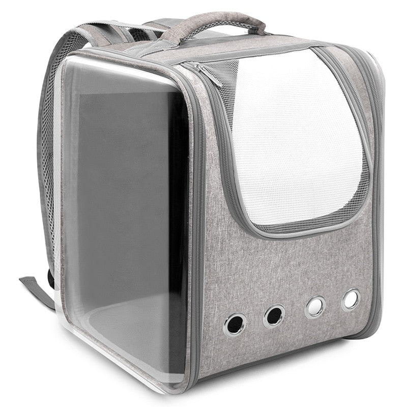 Cat Carrier Bags Breathable Pet Carriers Small Dog Cat Backpack Travel Space Capsule Cage Pet Transport Bag Carrying For Cats