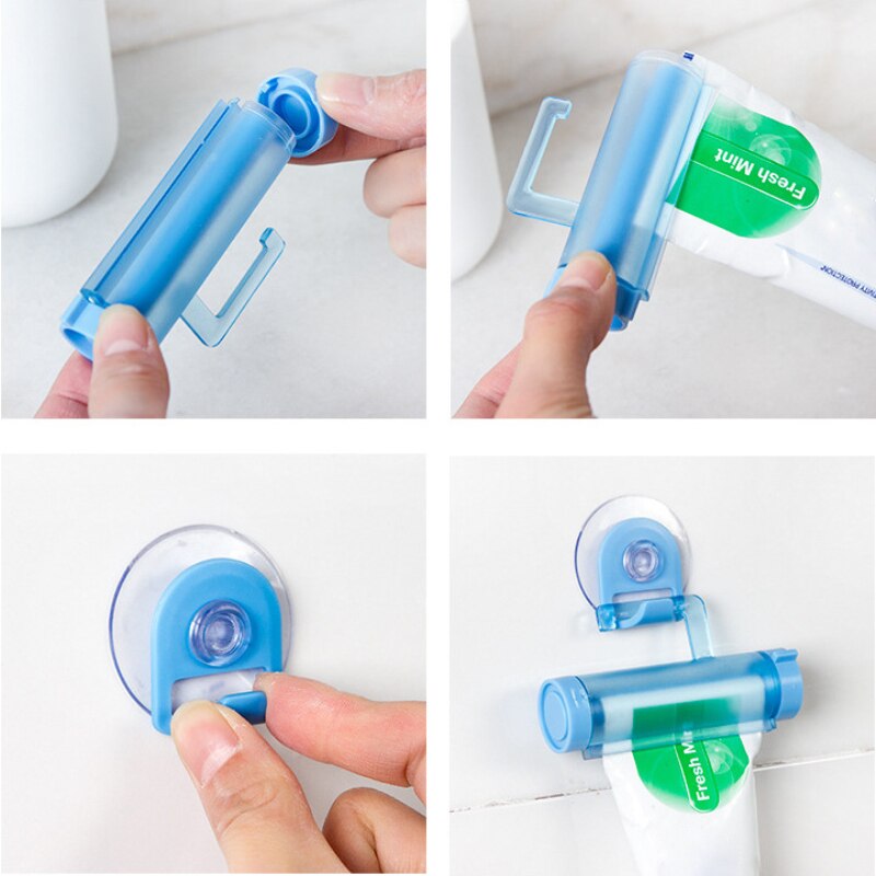 Wall Mount Toothpaste Squeezer Easy Use Lazy Tooth Paste Rolling Tube Squeezers Dispenser Holder Bathroom Accessories