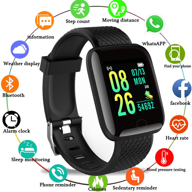 D13 Smart Watch Men Blood Pressure Waterproof Smartwatch Women Heart Rate Monitor Fitness Tracker Watch Sport For Android IOS